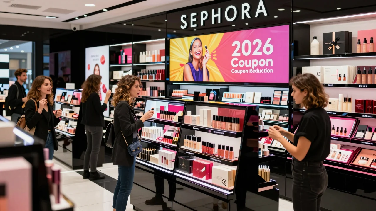 Économisez avec les Coupons Réduction Sephora France en 2026